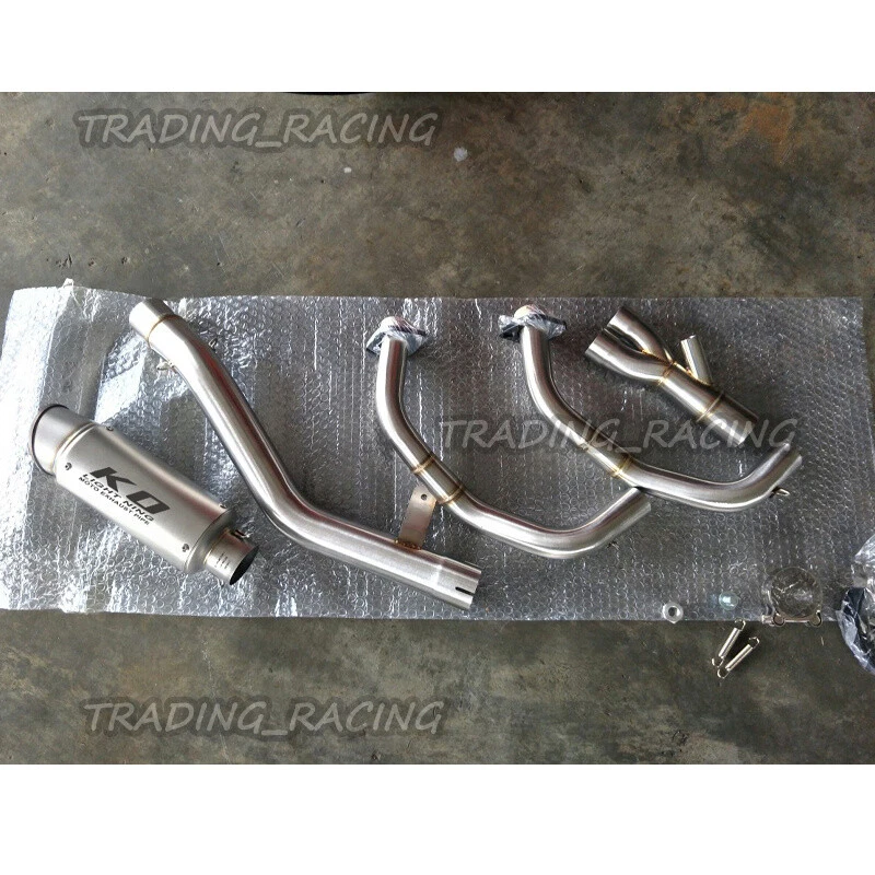 Sistema de escape completo tubo de cabezal + silenciador para Honda CBR500 CB500X CB500F 2013-19 Foto 3 de 4