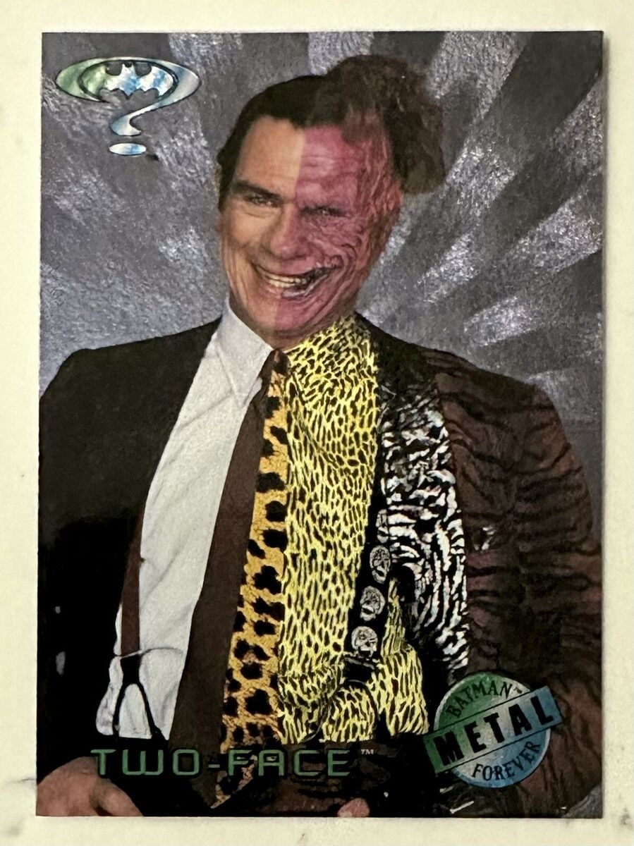 Two-Face 1995 DC Batman Forever Chase Card 2 of 8 Movie Two-Face 1995 DC Batman Forever Chase Card 2 of 8 Movie