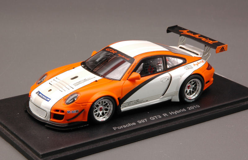 自動車 Spark model GT3 2010 1/43 Spark Porsche 997 GT3 R Hybrid 2010 Orange White w