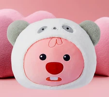 ZANMANG LOOPY Panda Bear Costume Plush Pillow Fluffy Soft Decorative Cushion