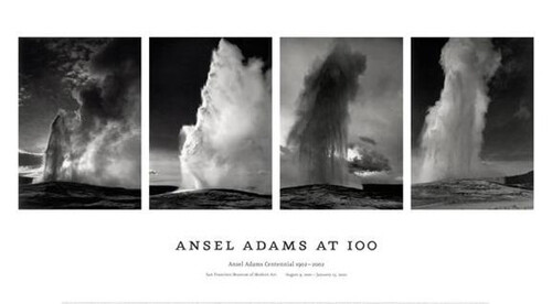 Old Faithful/アンセル アダムス/ポスター Ansel Adams - Classic Images (Old Faithful Geyser