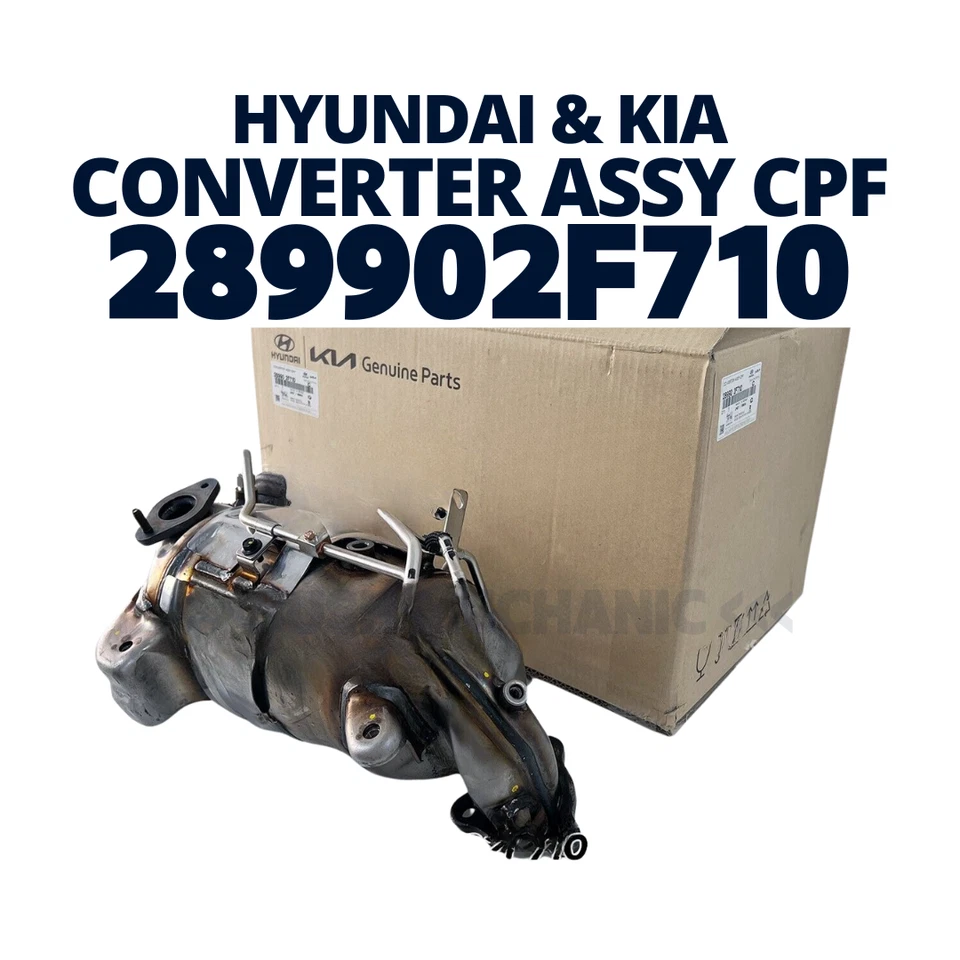 GENUINO OEM Hyundai Kia Convertidor CPF Junta de filtro de partículas catalíticas Inc Foto 2 de 4