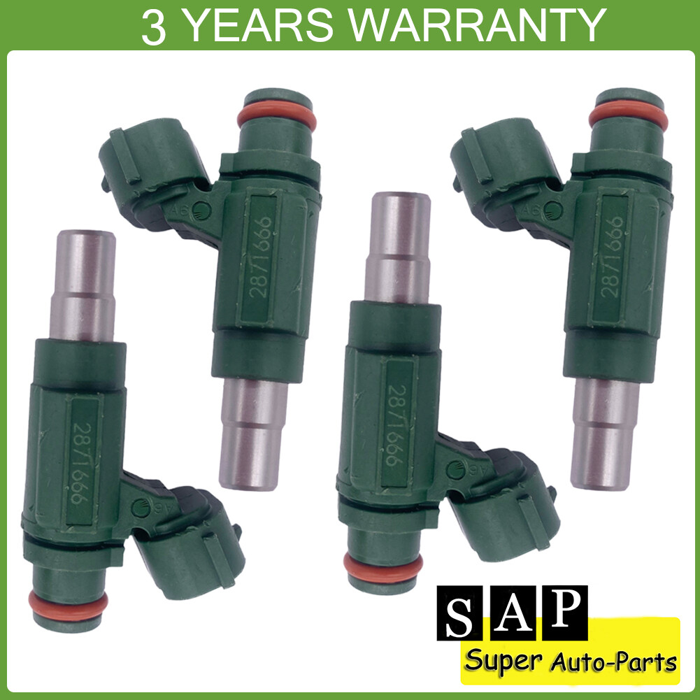Set of 4 Fuel Injector for Kawasaki ZX10R ZXT00E Ninja 650 ER-6N