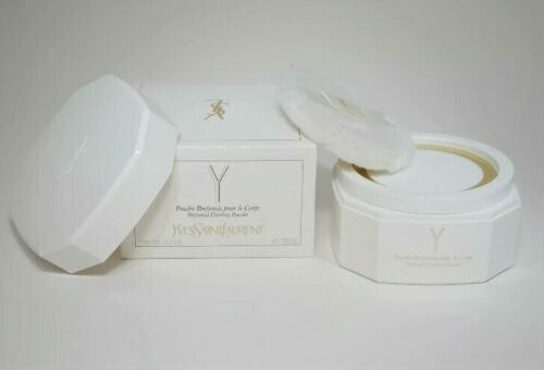 BEYOND SUPER RARE RIESIG 150G YSL Y VINTAGE PARFUMED TALKUM TALKUM DUSTING POWDER - Bild 2 von 10