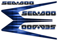 GRAPHIC REPLACEMENT KIT DECAL BOAT SPORTSTER SEA DOO SPEEDSTER 150 BLUE Original
