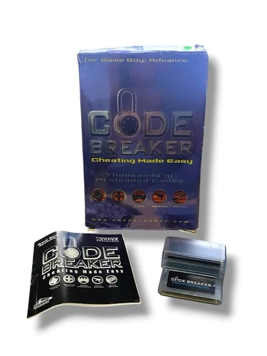 Codebreaker Nintendo Game Boy Advance Video Game Cartridge w/ Box & User Manual