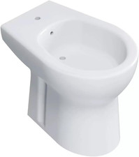 Bidet a Terra in Ceramica Bianca Serie Orchidea