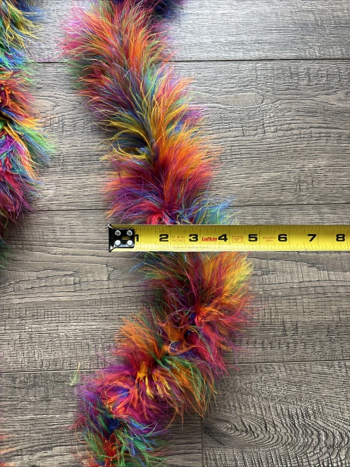 Multi Color Feather Boa one size - Image 4 of 4
