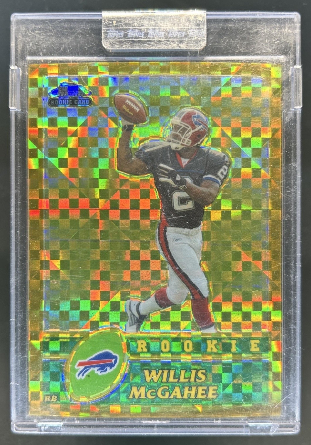 2003 Topps Chrome Willis McGahee Gold Xfractors Rookie RC #/101 Bills