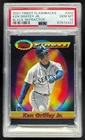 Ken Griffey Jr. 2021 Topps Finest Flashbacks Black Refractor /25 PSA 10 Mariners