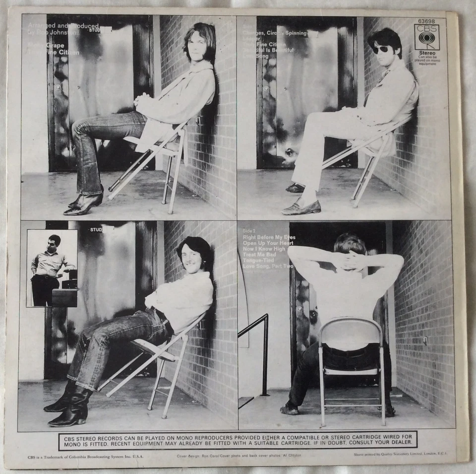 Moby Grape ● Truly Fine Citizen ● 1969 UK Vinyl LP ● CBS63698 ● VG+/VG+ ● A1/B1 - Image 2 of 4