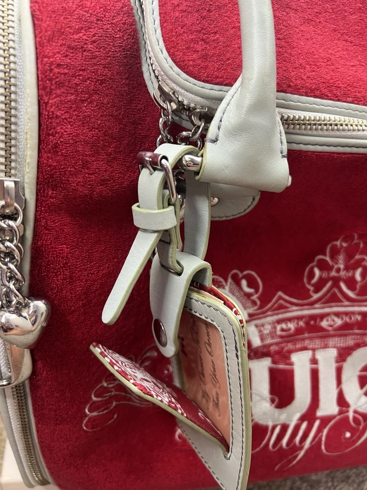 Vintage Juicy Couture Terry Cloth dog Carrier With Detachable Strap. - Image 4 of 4
