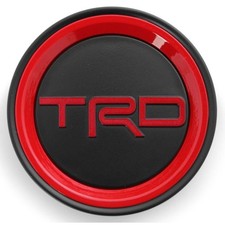 Toyota Trd Pro Wheel Center Cap Black Red Pt998-89210f2 Tacoma Tundra 4runner