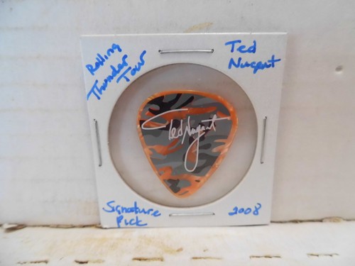 TED NUGENT "ROLLING THUNDER TOUR" GUITAR PICK~READ DESCRIPTION #36~16