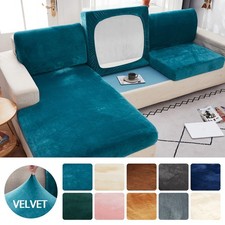 Velvet Elastic Sofa Cushion Cover Seat Cover Slipcovers For Armchair Corner Sofa
