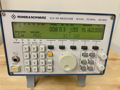 !! Receptor receptor Rohde und Schwarz R&S EK895 KW VLF HF 10 kHz-30 MHz!! - Imagen 6 de 14
