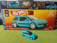 Hot Wheels Brick Shop Custom '90 Honda Civic EF The Hot Ones Mattel Speed Series