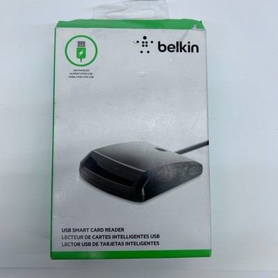 Belkin USB Smart Card/CAC Reader - Black - GRADE A