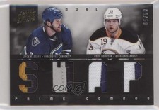 2011 Panini Prime Combos Dual Materials 9/50 Cody Hodgson Zack Kassian #33 1t6