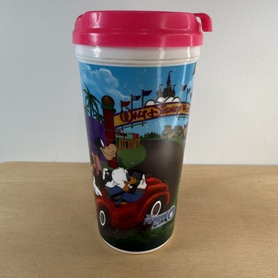 Disney World Resort Rapid Refill Kaffee/Kaltgetränk Reisebecher/Tasse rosa Deckel