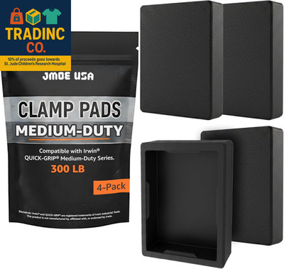 Replacement Clamp Pads Compatible with Irwin QUICK-GRIP Clamps, Non-Marring High