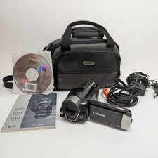 Canon VIXIA HFR11 HD Camcorder 32GB Internal Memory Bundle Tested Working