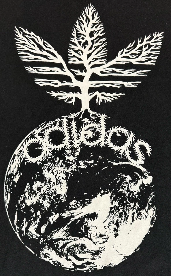 Vintage Adidas Sopileo Earth Roots Graphic Tee 3XL Black Trefoil Made in Mexico - Image 3 of 4