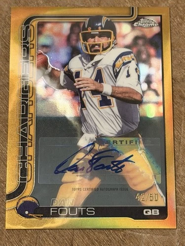 2025 Topps Chrome Dan Fouts Base (RAW)