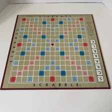 Vintage Selchow & Righter Co Scrabble Letter Folding Board Only