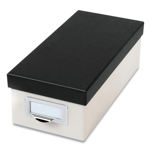 2x Used Oxford 3x5 Index Card Storage Box (406350) archival box 1000 cards