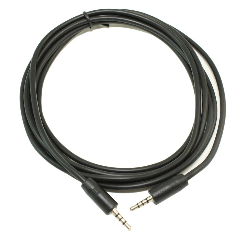 6ft 2.5mm SLIM TRRS (4 conductor) Male to Male Audio Cable - Image 2 of 2