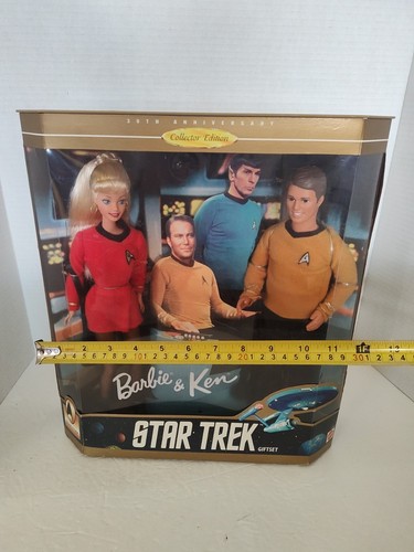 Mattel Barbie & Ken Star Trek 1996 set regalo nuovo 30° anniversario - Foto 11 di 12