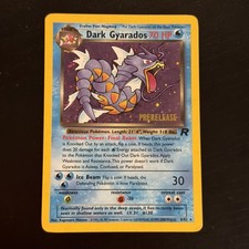 Dark Gyarados Prerelease Holo 08/82 WOTC Promo Pokémon TCG