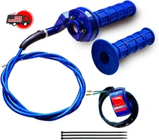 7/8 22mm Twist Throttle Accelerator Handle Grips for Pit Bike Mini Bike Throt...