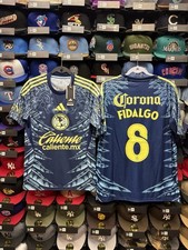 Club America 2025/26 Fidalgo #8 Away Official Licensed Blue Jersey (Sz M)