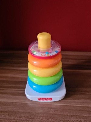 Fisher-Price Ringpyramide Stapelturm | Motorikspielzeug ab 6 Monate Top Zustand