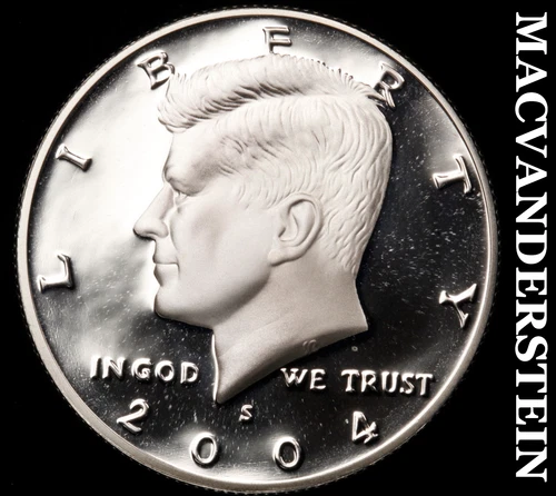 2004-S Silver Kennedy Half Dollar - Choice Gem Proof  Lustrous  #i1673