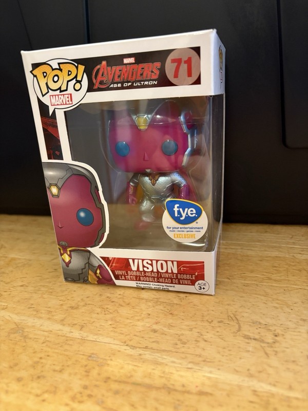 Funko Pop! Vinyl: Marvel - Vision - (Metallic) - FYE (Exclusive) #71