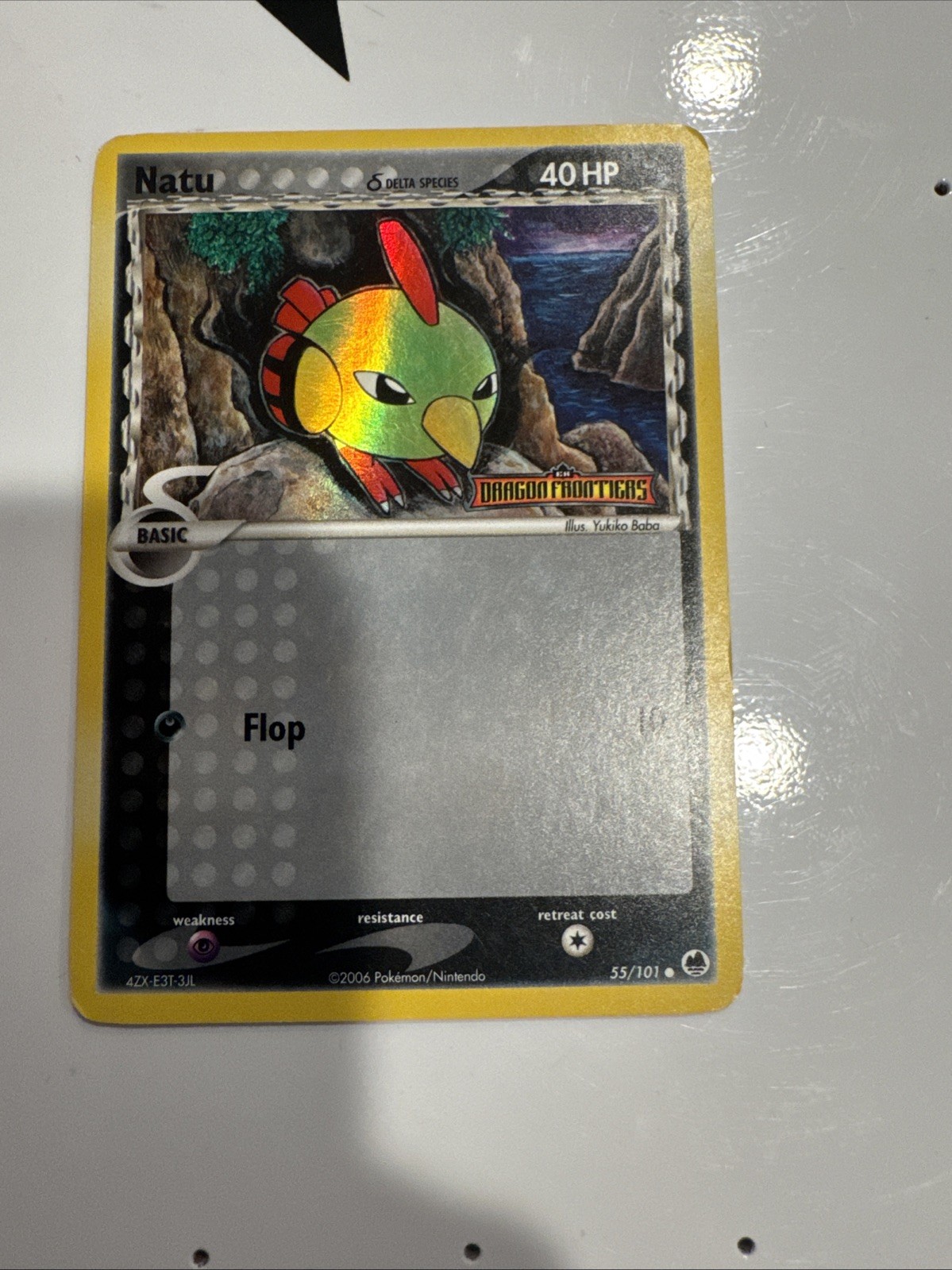 Natu Delta Species Dragon Frontiers Reverse Holo STAMPED 55/101 LP