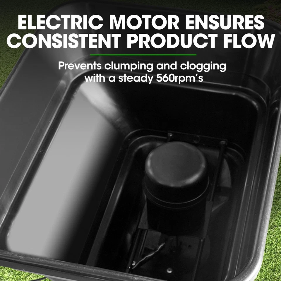 PLANTCRAFT Spreader ATV Ride on Mower Seed Fertiliser 36kg 30L 12V Lawn Lime - image 4 of 4