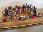 Vintage Playmobil Figures People Lot Medieval Knights & Accessories