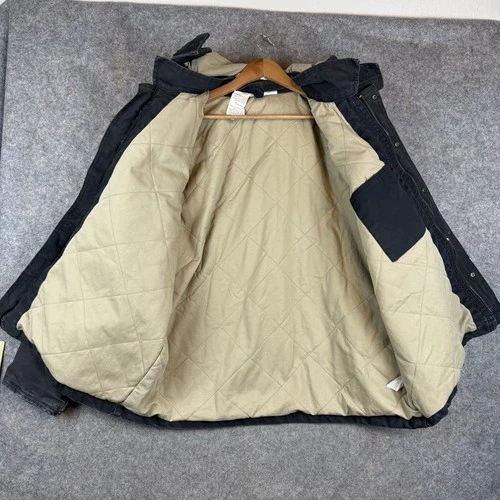 Rasco FR Flame Resistant Work Jacket Mens XXL Quilted Canvas Coat CAT4 Hooded image 11