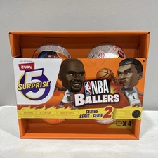 4-pc ZURU 5 Surprise NBA Ballers Series 2 Collectible Figures New Factory Sealed