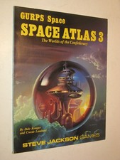 GURPS Space Atlas 3 signed EXC pages Steve Ja...