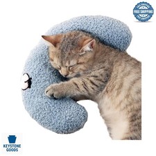 Small Plush Donut Cat  Dog Pillow - Calming, Washable, Ultra Soft