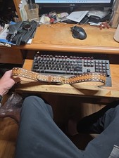 Vintage Brand By Caldwell / Browning Hand Tooled Leather Belt Size 44 EUC