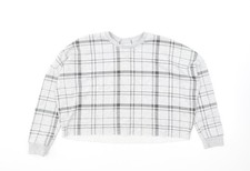 Womens UK Size XS Primark Grey Pullover Sweatshirt