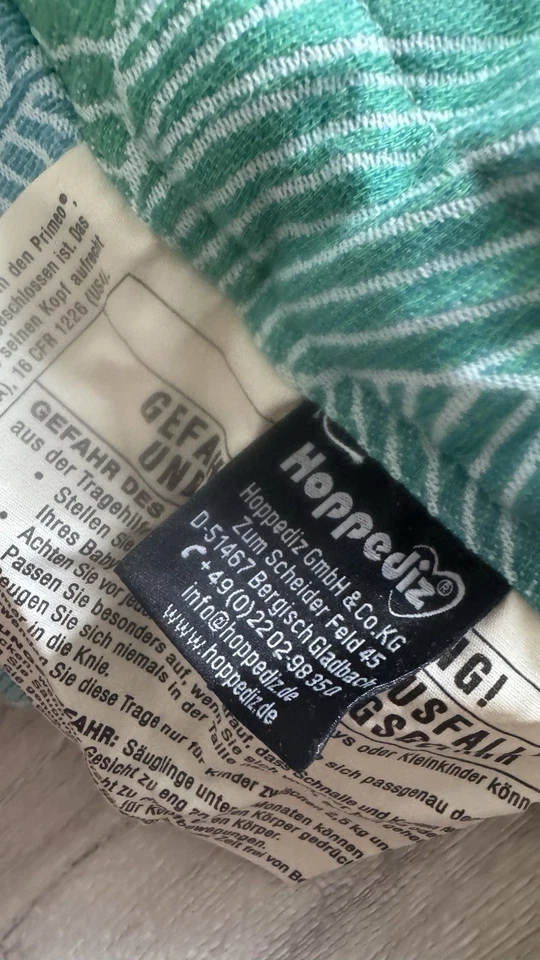 HOPPEDIZ - Babytrage Primeo Grenada creme ( WIE NEU!) - Bild 3 von 4