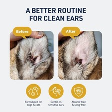 Ear Cleaner for Dogs Cats, Gentle Ear Cleaning Solution for Sensitive Ears,...