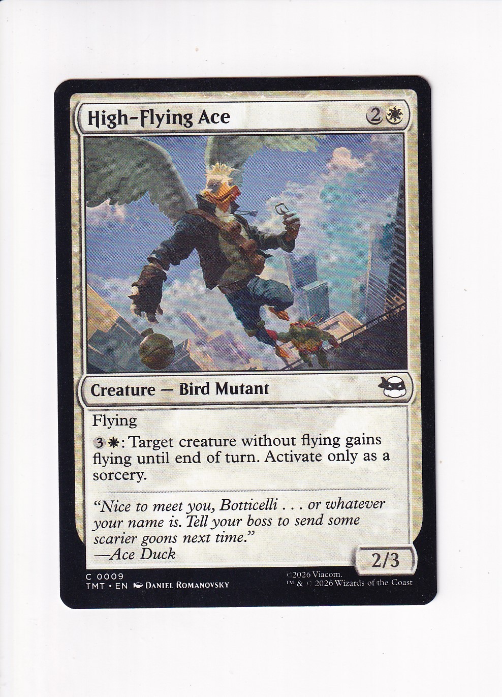 MAGIC THE GATHERING MTG TEENAGE MUTANT NINJA TURTLES HIGH-FLYING ACE (#2)